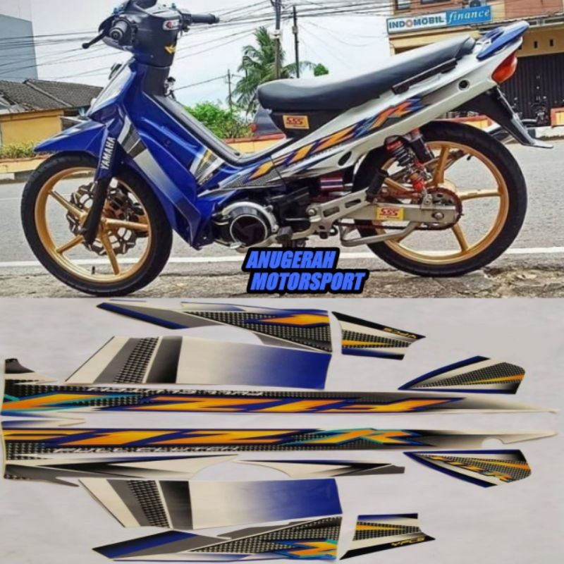 striping / sticker lis fizr 2004 biru putih / fiz r / f1zr