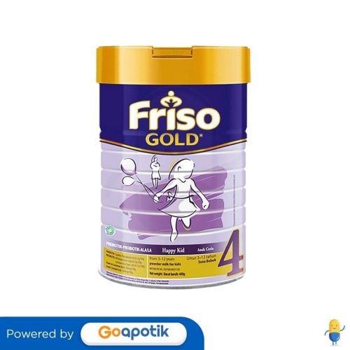 

Friso Gold 4 Usia 4-6 Tahun 400 Gram Kaleng