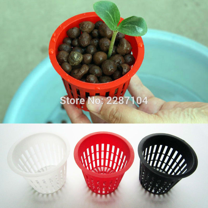 200pcs White  mesh pots, shipping by AliExpress Standard Shipping