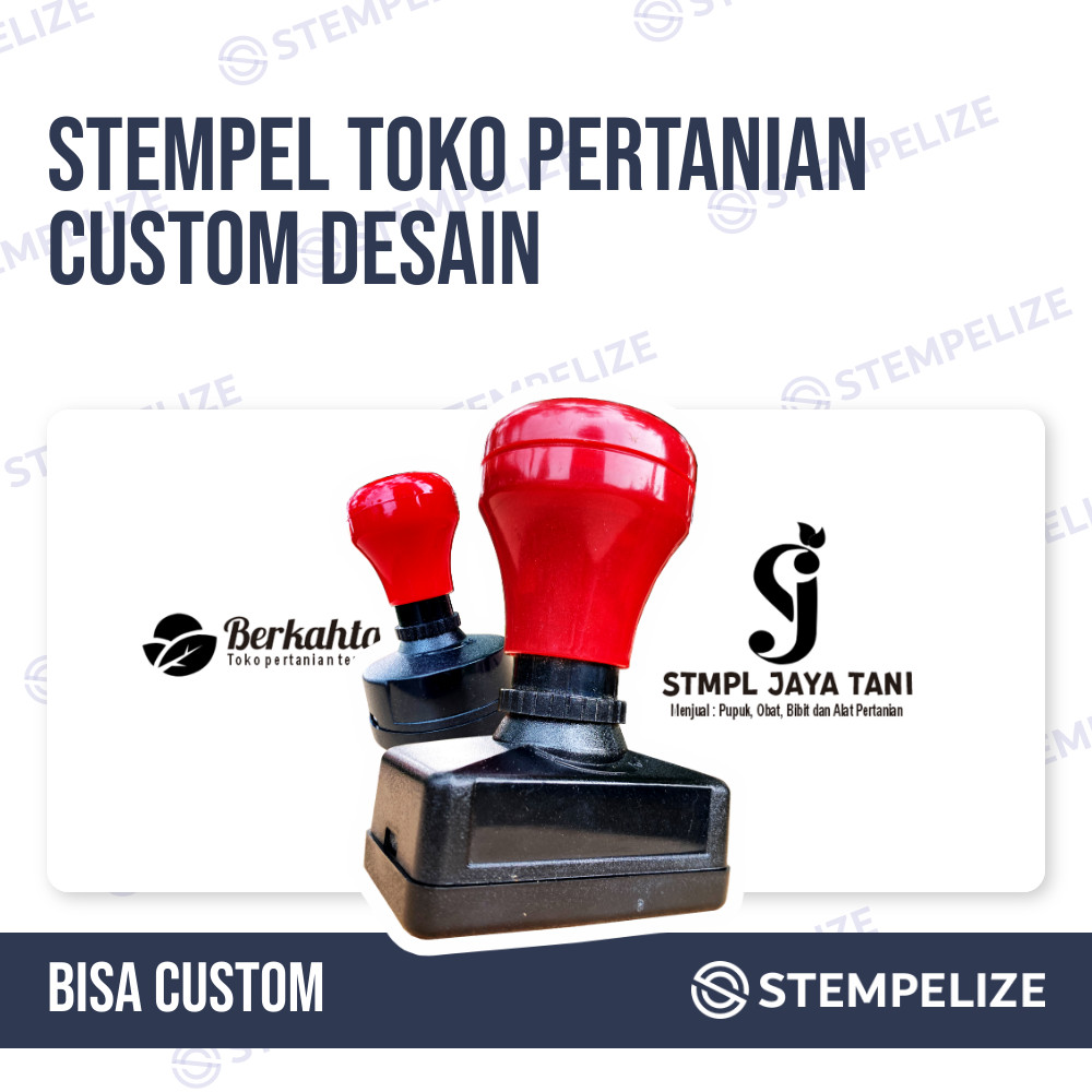 Stempel Toko Pertanian Custom Desain