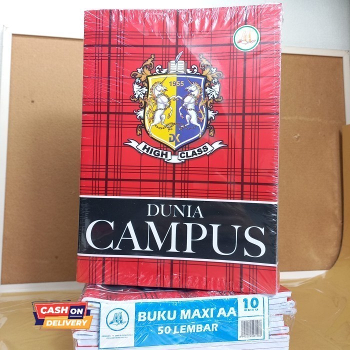 

✨LARIS✨ -Buku Tulis Campuss AA Boxy 50 Lembar 1 pack ( 10 pc ) - BO 50 Lembar