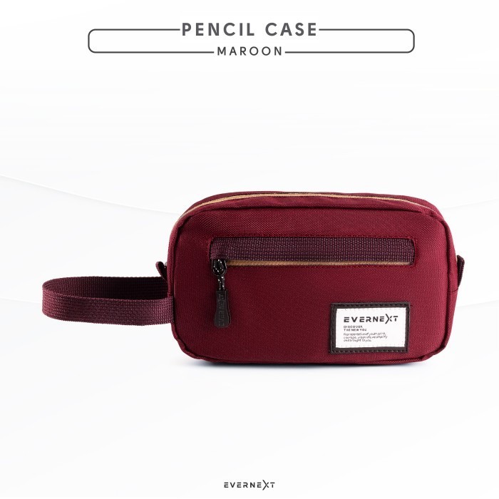 

Sale- Tempat Pencil Case Organizer Wadah Pensil Unik Simpel Mahasiswa - Maroon