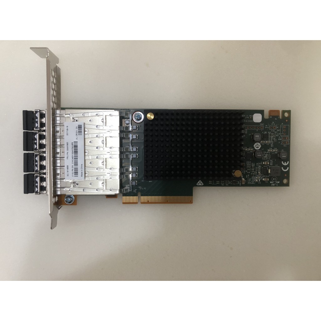 00WY983 16G 4-port HBA Fiber Optic Card 2145-DH8 for V9000 16Gbs PCIe Fiber Channel Adapter Card (01