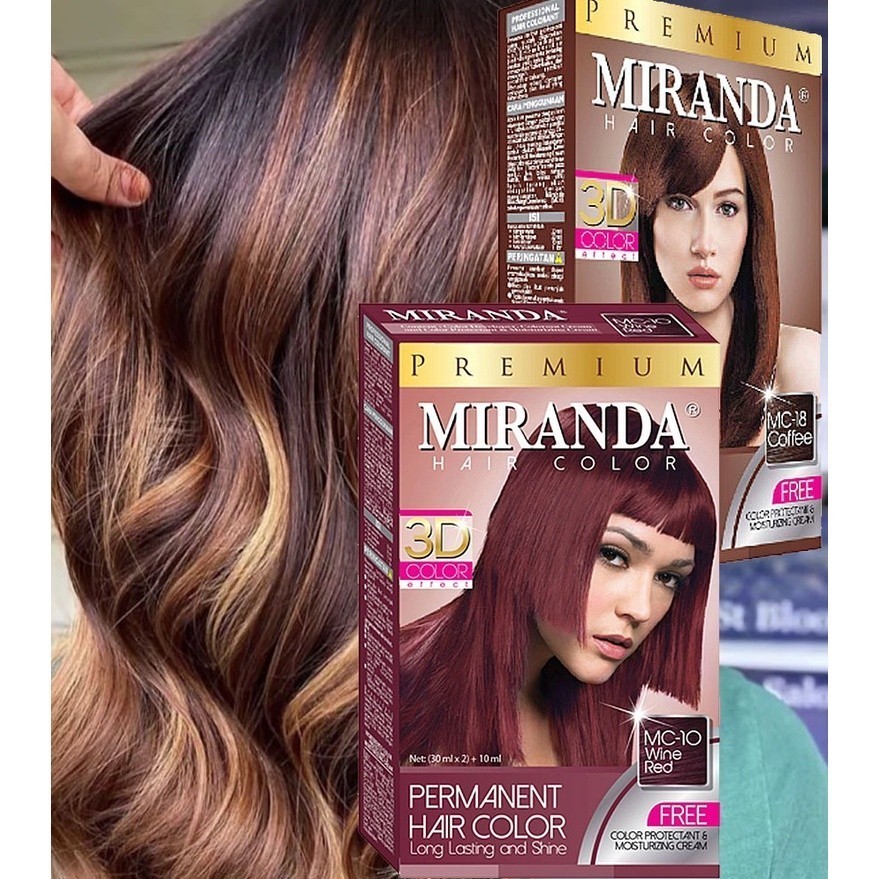 Bpom. Miranda Hair Color 30ml Pewarna Cat Rambut Semir Miranda