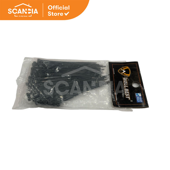 

SCANDIA Wellbest Kabel Tie Hitam 15cm/ 100pcs