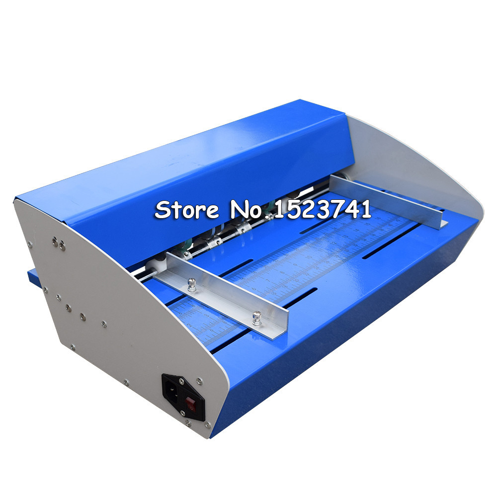 

220V/110v Electric Paper Creasing Machine 460mm Electric Folding Machine Paper Creaser Scorer Paper Cutter Perforating Machine