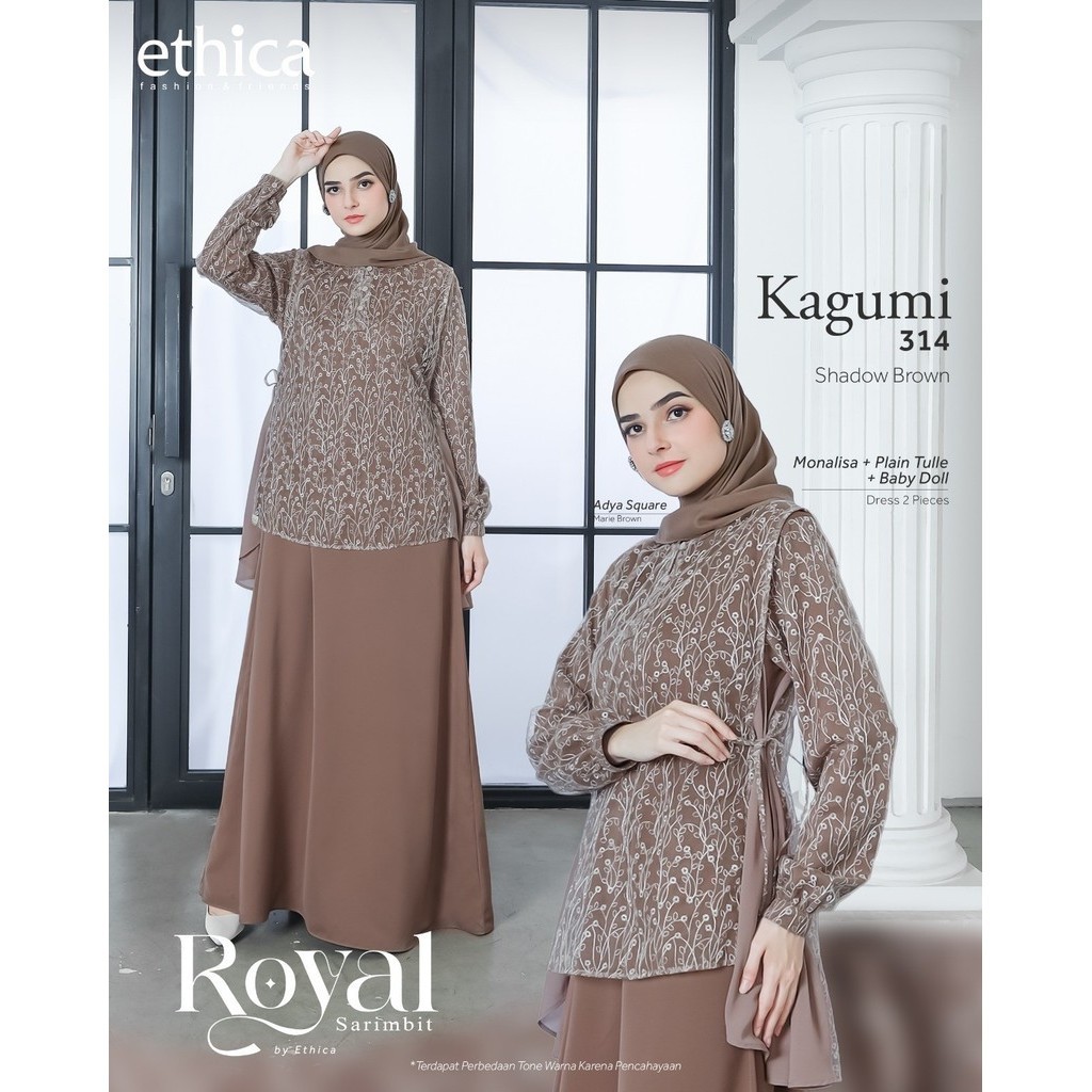 ETHICA SET INNER OUTER KAGUMI 314 GAMIS INNER MONALISA OUTER BRUKAT