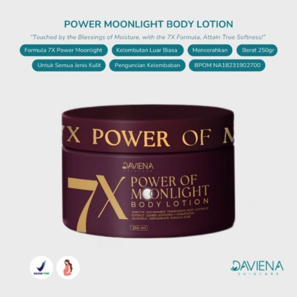 ❤️DreamBeauty❤️ Daviena Hb Dosting | BODY LOTION POWER MOONLIGHT DAVIENA SKINCARE