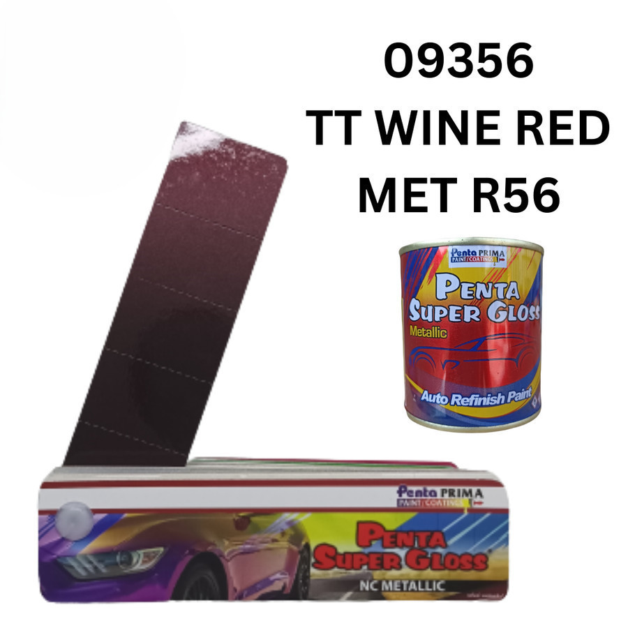 

cat penta super gloss metallic nc TT wine red met R56 09356