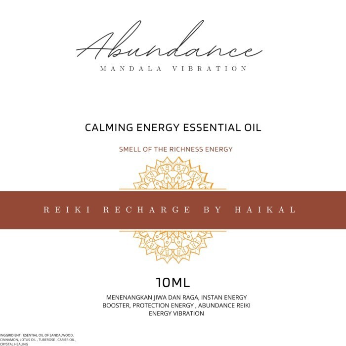 ABUNDANCE MANDALA VIBRATION ESSENTIAL OIL