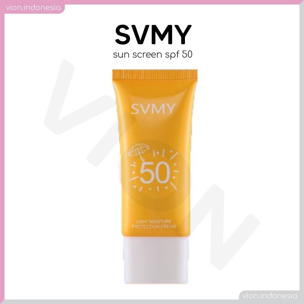 SVMY Sun Block SPF 50 Sun Screen Wajah Sunblock Sunscreen Tahan Lama Lameila 30ml SV010