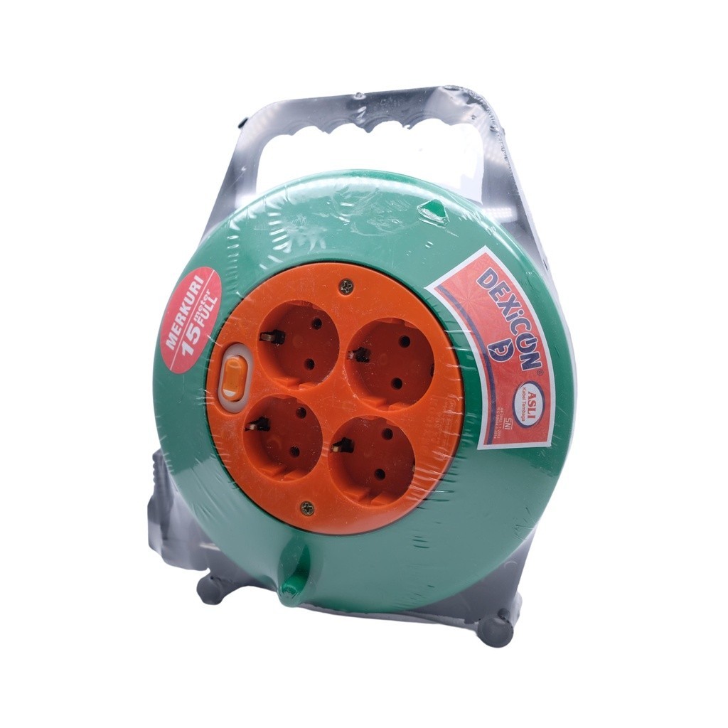 Kabel Box Dexicon Saklar 15 M Kabel Roll Dexicon Cok Sambung 15 Meter