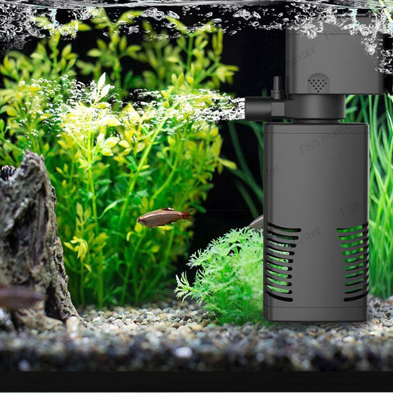 Aquarium Filter Air Increase Submersible Power Internal Filters External Aquarium Fish Tank Filter P