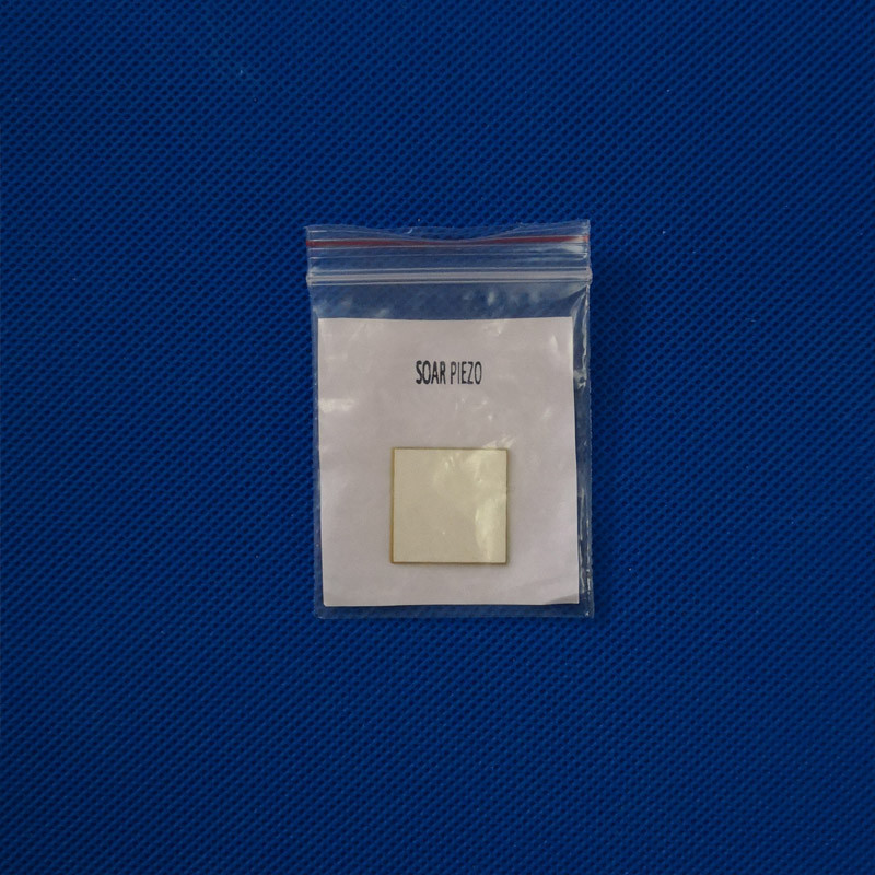 Piezoelectric Ceramic Plate Transducer 21*21*0.7 mm - PZT5 Ultrasonic Sensor Energy/Electricity harv