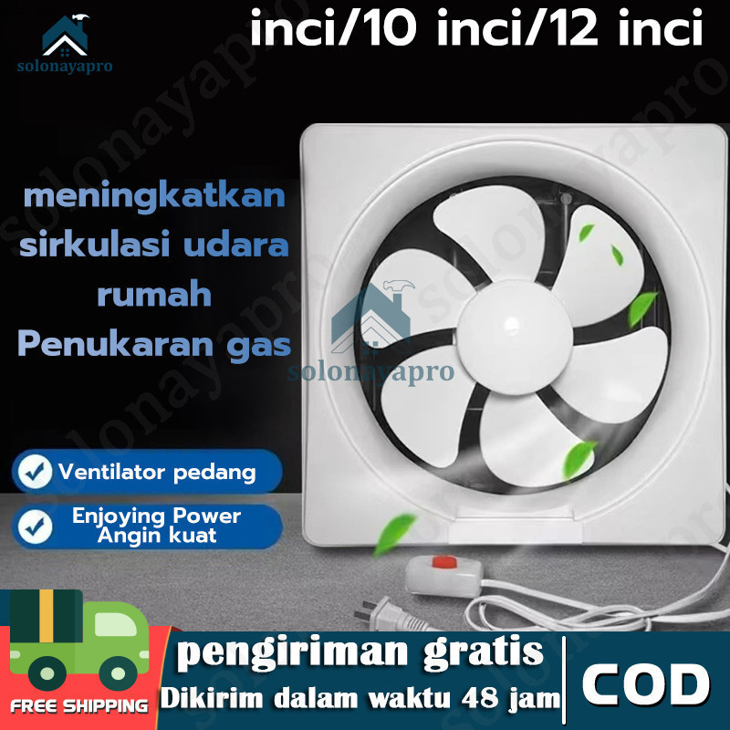 Exhaust Fan Kipas Angin Plafon Kipas Atap Kipas Kamar Mandi Kipas Dapur Kipas Angin Hisap Plafon 8 I