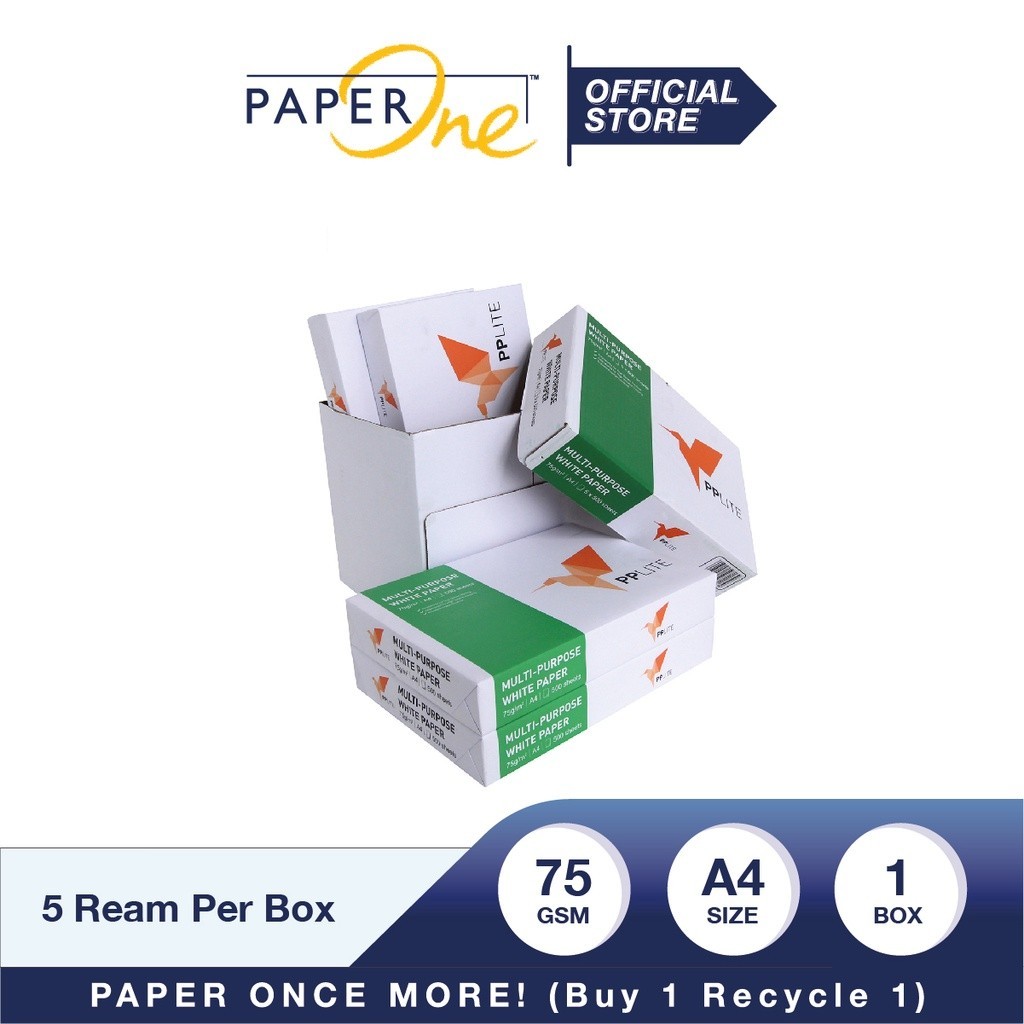 

order sekarang juga PP Lite Kertas A4 75gr Copier 1 Box (2500 lembar) Kertas HVS A4 Kertas Fotocopy