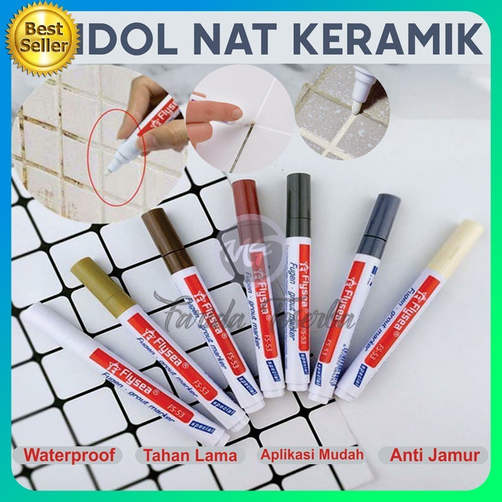 

ORIGINAL Spidol Nat Keramik - Tile Grout Marker Tile Reform