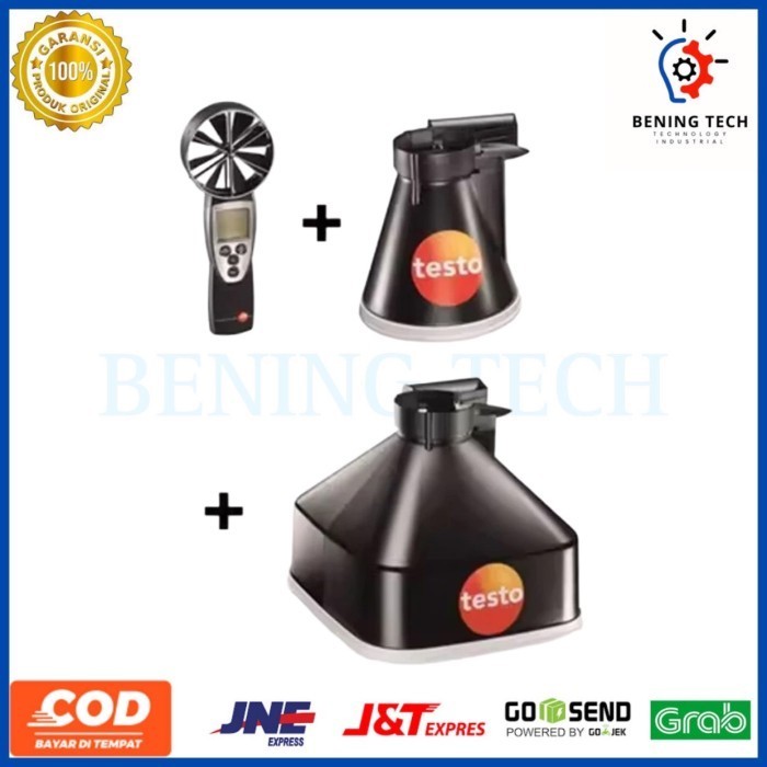 

Testo 417 Set 1200×200mm and 330×330mm Vane Anemometer Set 0563 4171