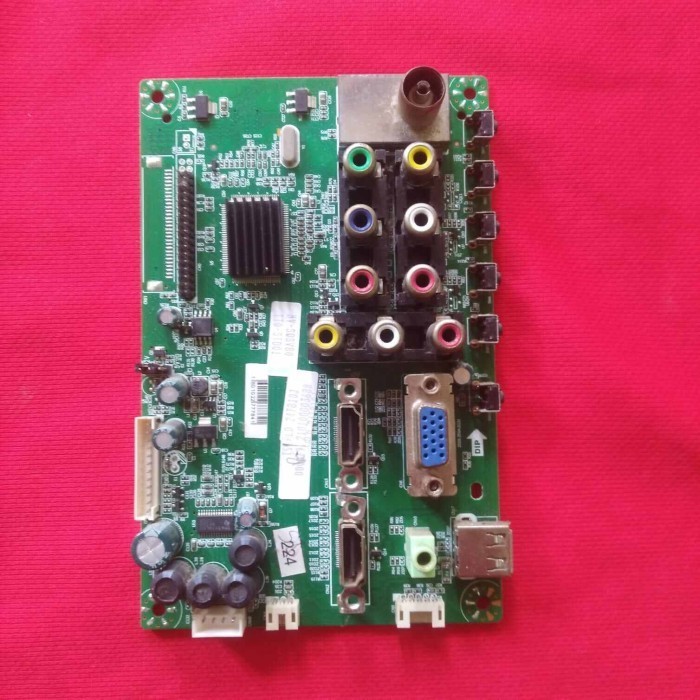 MB mainboard motherboard mesin tv LED Polytron PLD 24T810  - PLD24T810 J