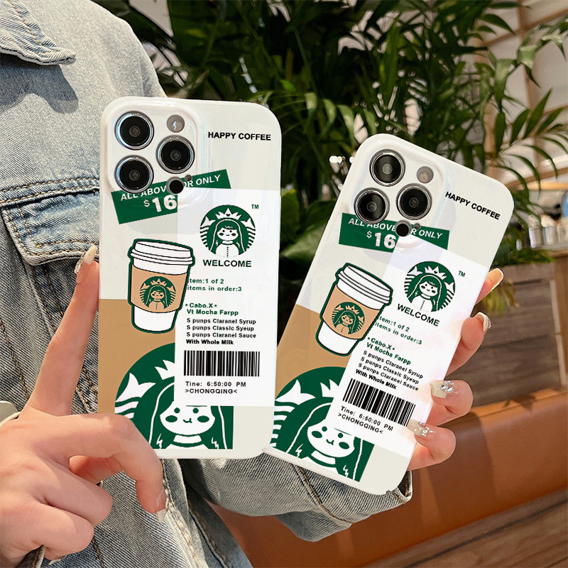 Starbucks Cute Lucu Phone Hardcase For OPPO  A15 A15S A35 A17 A17K A31 A8 A57 K10  A57S A57E A77 A77