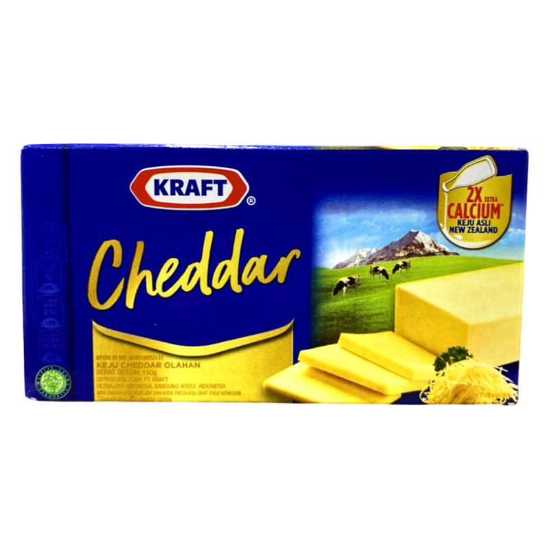 

Keju Kraft Cheddar 165gr