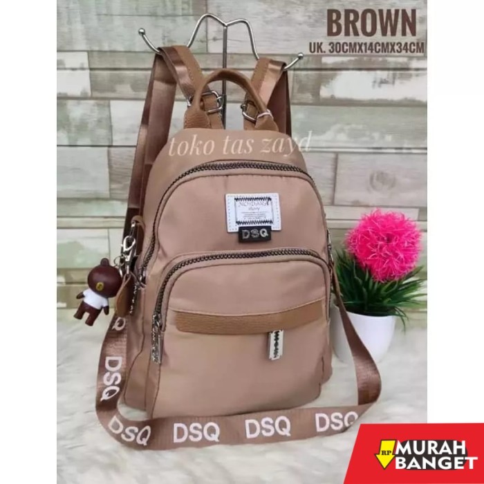 tas ransel wanita import RANSEL WANITA IMPORT DSQ 2IN1 3# - NAVY