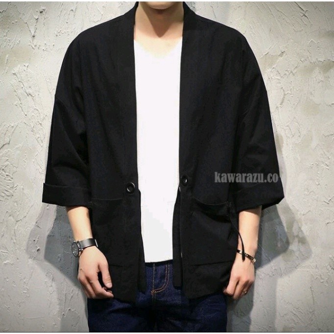 Baju LebaranKUKABILAL KAWARAZU kimono pria model terbaru 2022 / cardigan korea unisex / blazer pria 