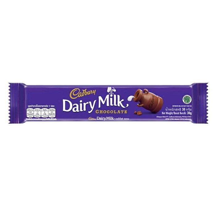 

CADBURY COKELAT DAIRY MILK 30GR