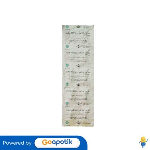 Ursodeoxycholic Acid Etercon 250 Mg Strip 10 Kapsul