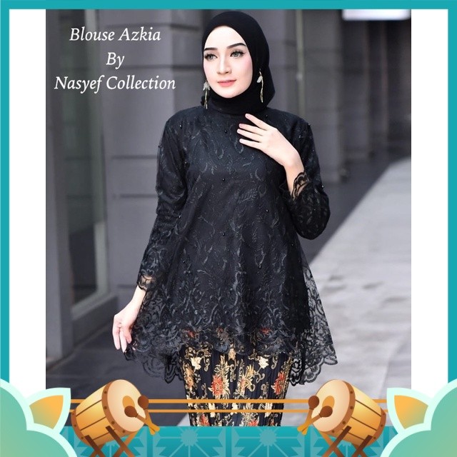 Kebaya Wanita Murah Kekinian Keren Modern / Ai-STELAN KEBAYA BLOUSE CANTIK AZKIA - MODEL BAJU KEBAYA
