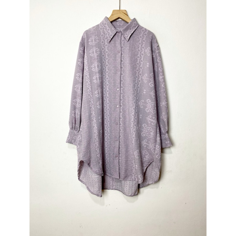 [PROMO MURAH] Kania Tunik Kemeja LD 120 Motif Etnik Batik