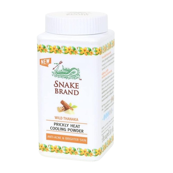 Bedak Snake brand prickly heat cooling powder 50g - Wild Thanaka - Pharma Mart