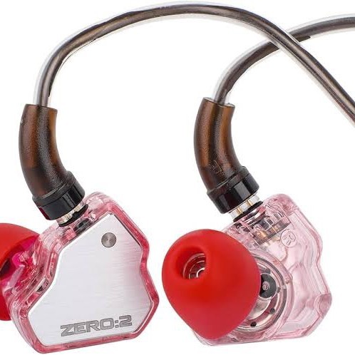 "R.V.Shop" -  TERLARIS 7hz zero 2 7hz x crinacle zero : 2 dynamic driver in ear earphone - Pink mic