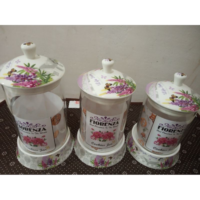 TOPLES Kaca FIORENZA LAVENDER