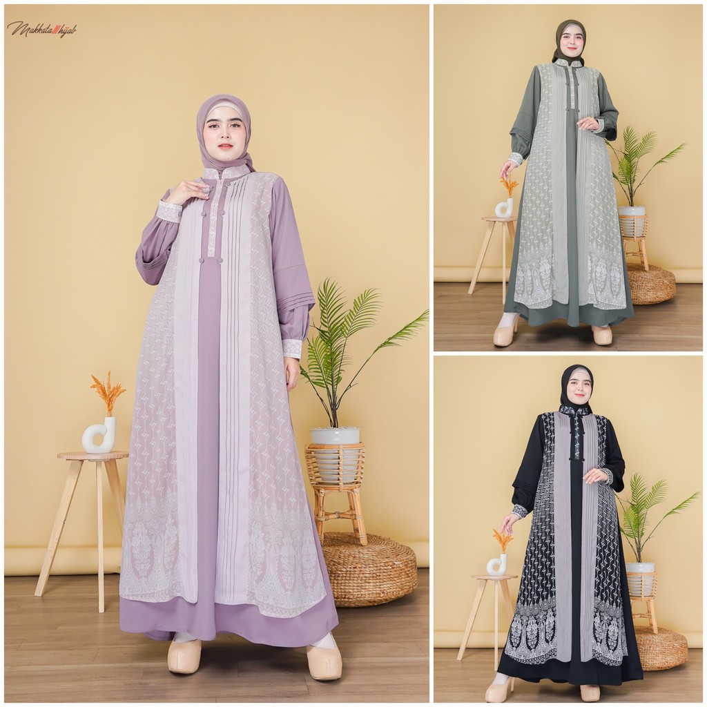 GAMIS MAKKATA MT025.N-476 | GAMIS TERBARU MAKKATA | GAMIS LEBARAN 2025