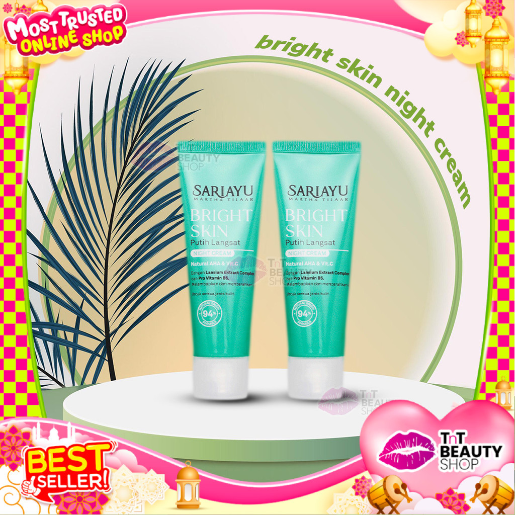 Sariayu Putih Langsat Night Cream 20gr - Sari Ayu | TnT Beauty Shop