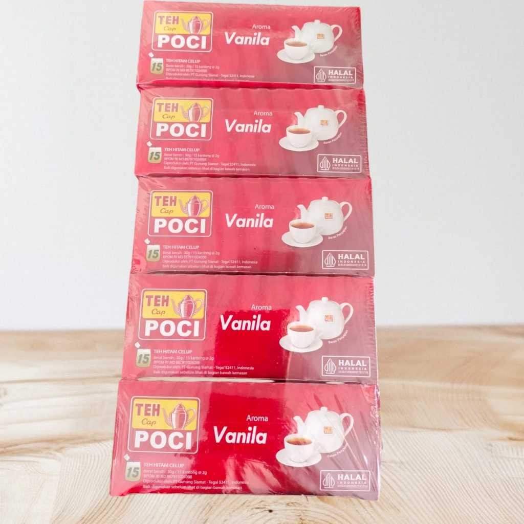 

Teh Poci Celup Aroma Vanila 5 Kotak (1 Kotak Isi 15 Teh Celup)