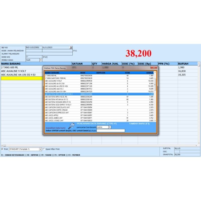 Aplikasi Kasir Toko Bangunan Pro