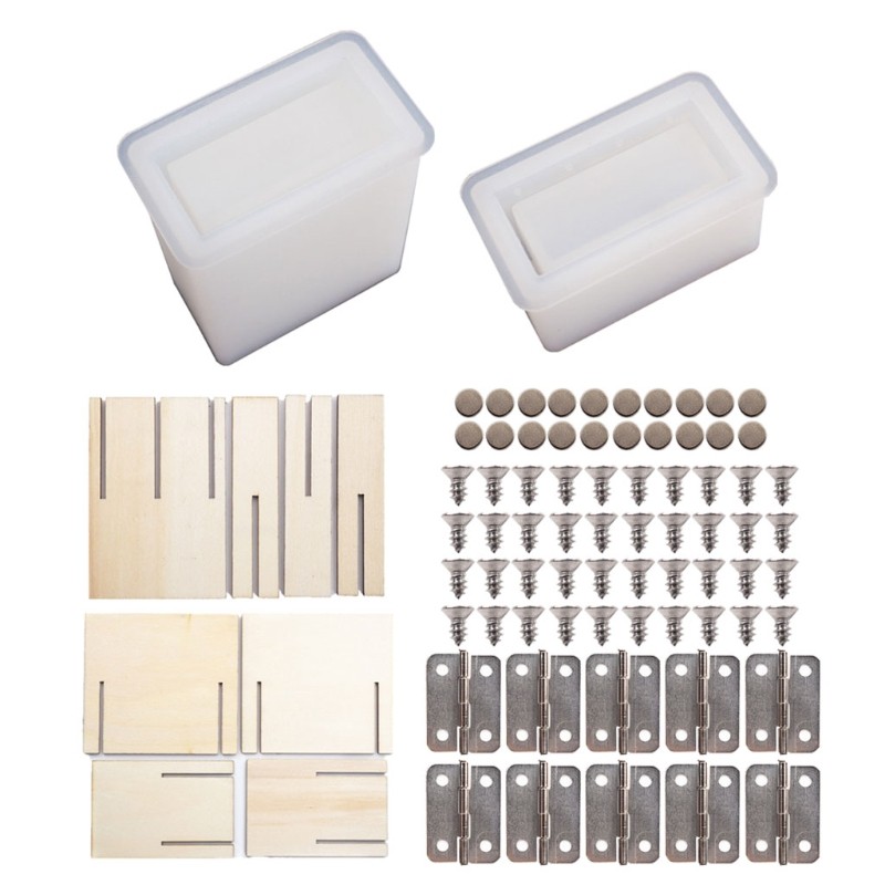 

DIY Cigarette Box Epoxy Resin Mold Cigaret Storage for CASE Casting Silicone Mould DIY Crafts Soap Plaster Casting Tools