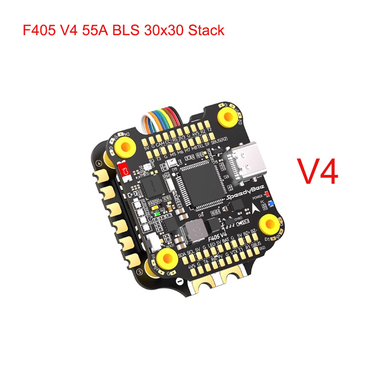 RunCam SpeedyBee F4 F405 V4 55A BLS 30x30 Stack FC ICM42688P 4in1 ESC iNAV Betaflight Wireless Bluet