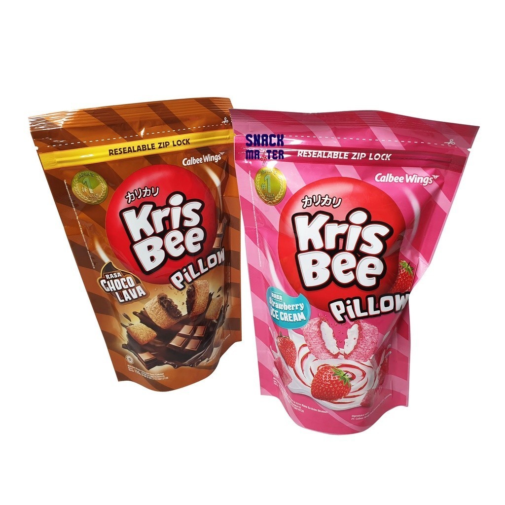 

Krisbee Pillow Pouch - Netto 100gr / chocolava - strawbery ice crream pusat grosir