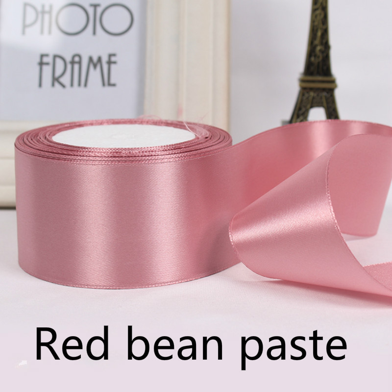 

22m Long Pink Silk Satin Ribbon 50mm Wide Party Home Wedding Decoration Gift Wrapping Christmas New Year DIY Material Supplies