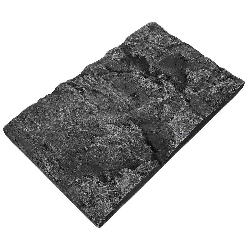 Turtle Tank Decorative Board Background for Reptile Animal 3D Pet Habitat Backdrop Stone Nail Sticke