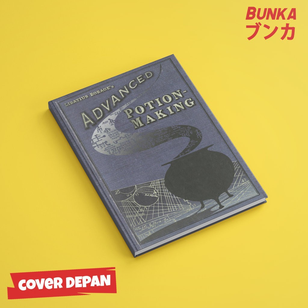 

Notebook Harry Potter Advanced Potion Making Hardcover A5 Buku Tulis Catatan Note Agenda Planner Gift Couple Jurnal Binder