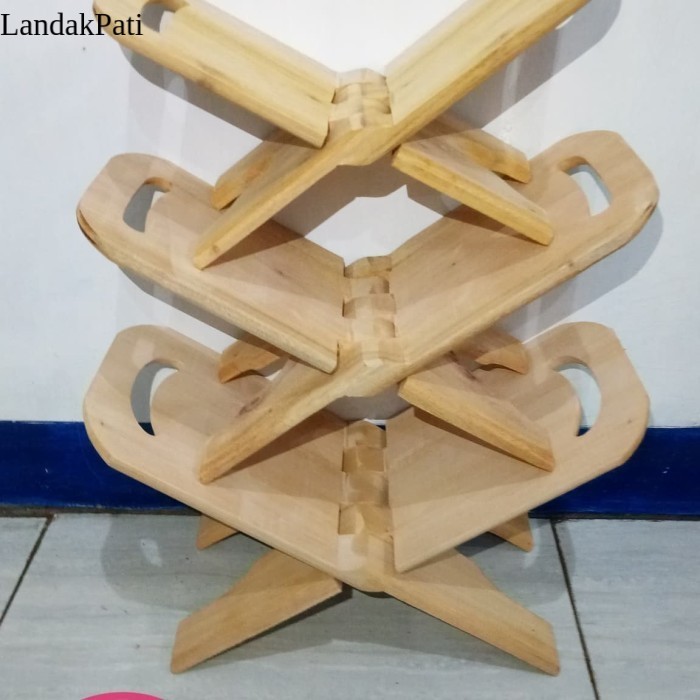 Rekal AlQuran Rekal Kayu Meja Lipat Rekal Polos Custom Warna ORIGINAL Gratis Ongkir