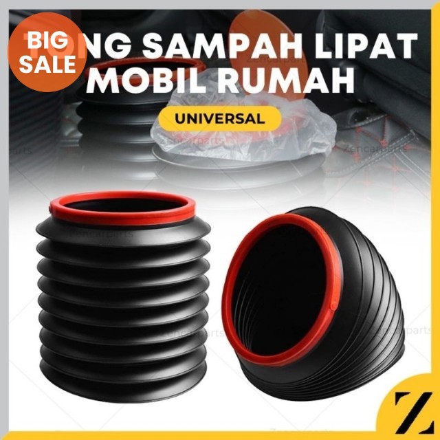 EMBER LIPAT PORTABEL KOTAK MULTIFUNGSI TEMPAT TONG SAMPAH MOBIL FOLDABLE BUCKET STORAGE WATERPROOF O