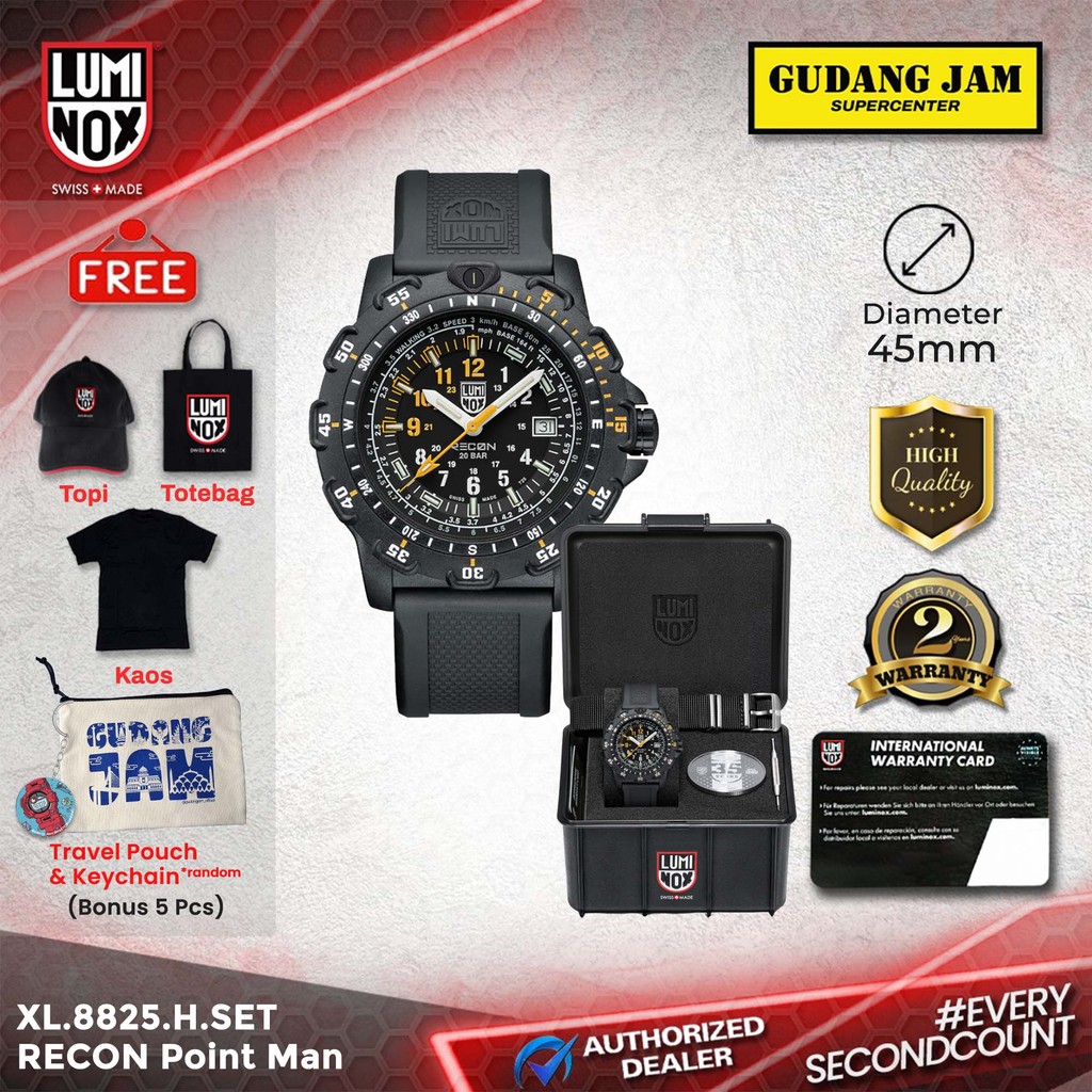 Jam Tangan Pria Analog LUMINOX XL.8825.H.SET RECON POINT MAN SERIES HERITAGE WRISTWATCH