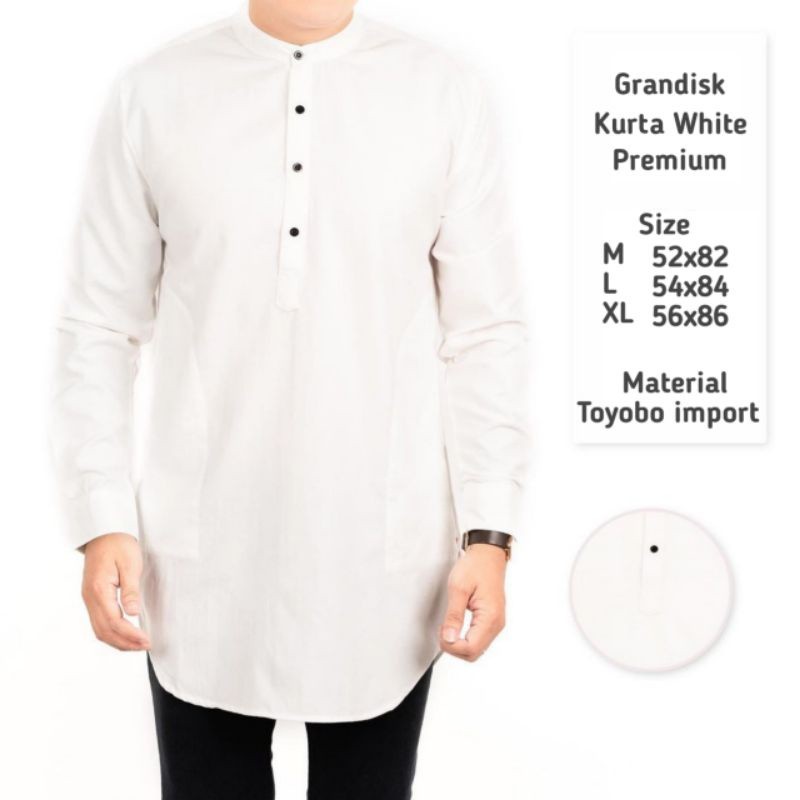 Kurta Lengan Panjang / Kurta Premium / Kurta Bahan Toyobo / Kurta Pakistan Lengan Panjang