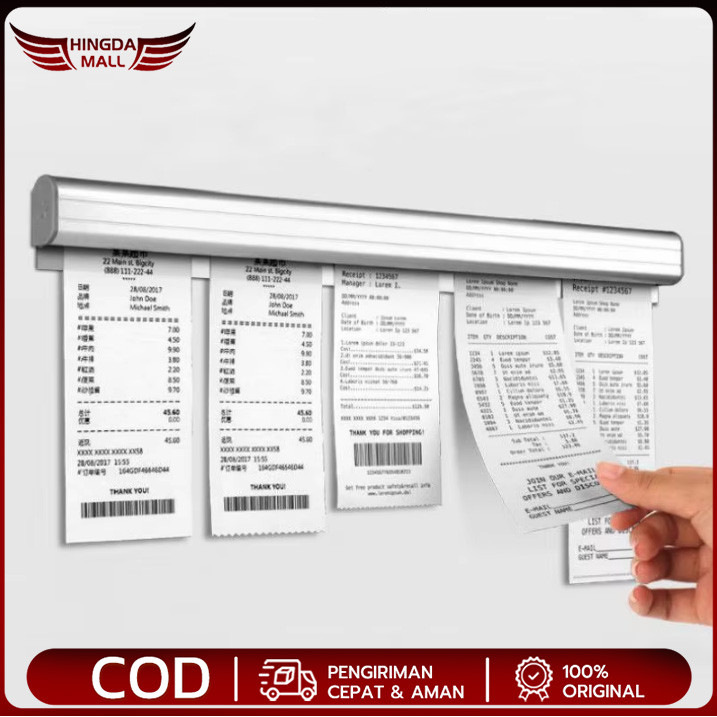 

60CM/100CM Bill/Receipt/Order Holder/Tab/Capitan Nota Resto Stainless