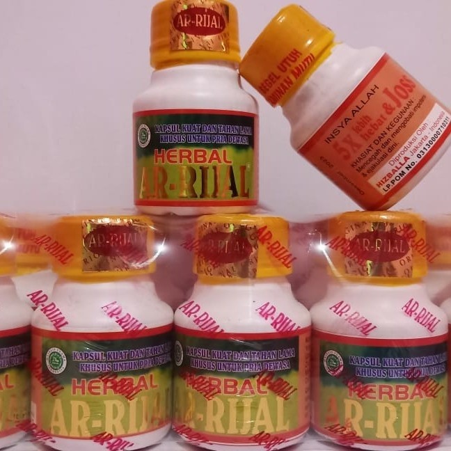 COD Ar-rijal kapsul isi 10 Kapsul Kuat Lelaki Herbal Terbaik Menyenangkan Istri